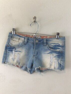 Wallflower Short Distressed Denim Jean Shorts